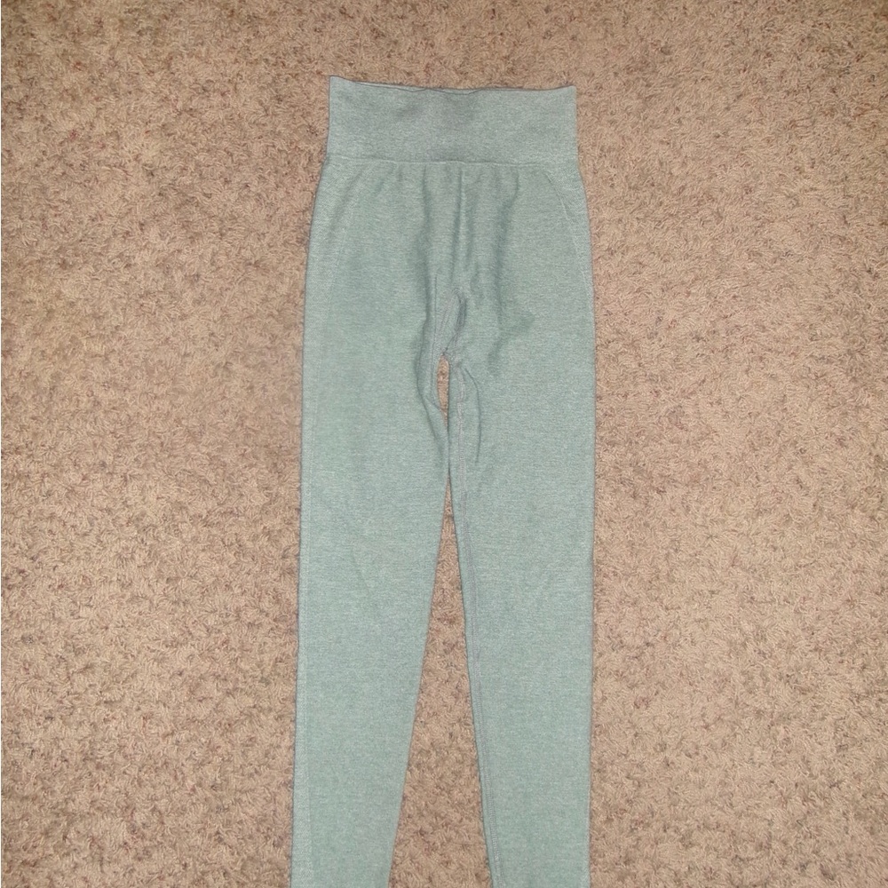 GYMSHARK Green leggings 0